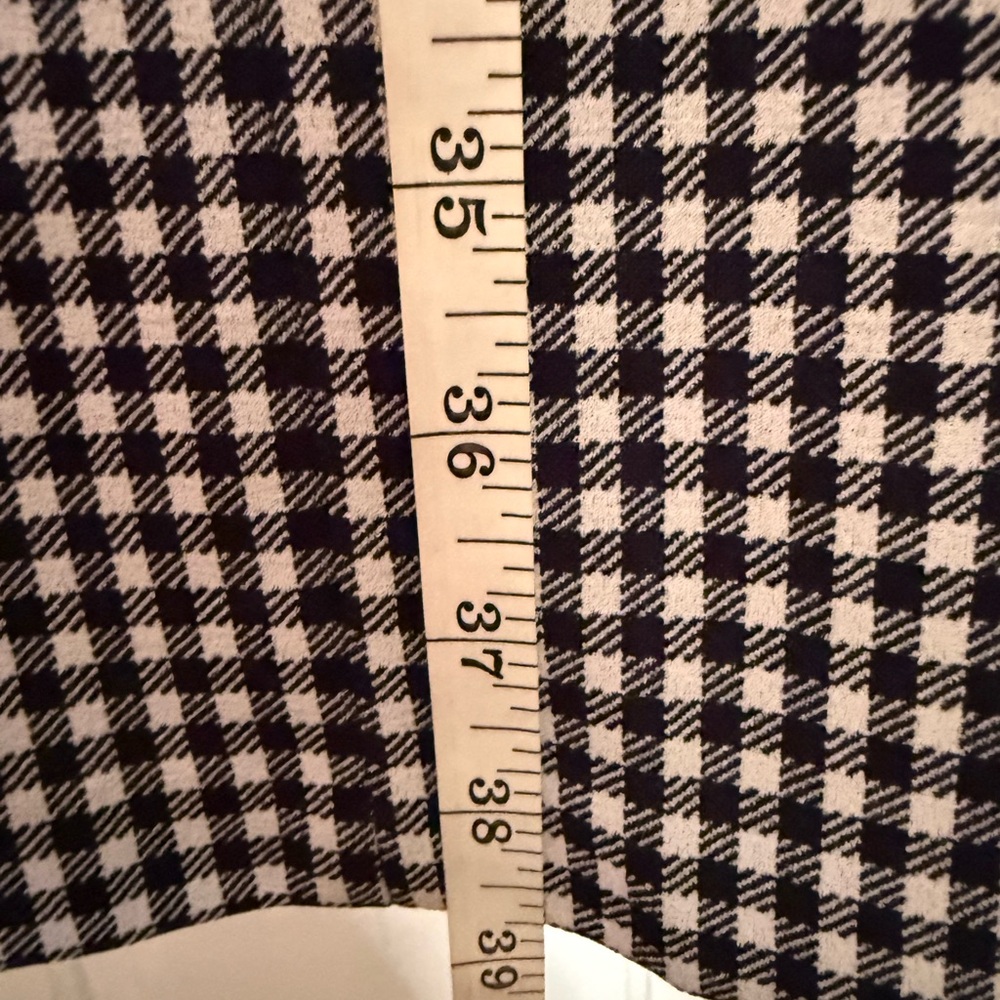 Calvin Klein Monochrome Check Midi Dress - Picture 4 of 4